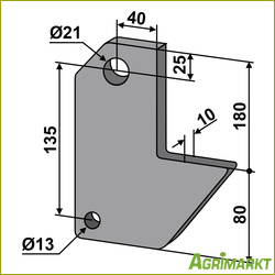 HaWe Ring Für Spaltkeil - Duraluminium 3x3x1 Cm Silber